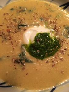 Suppe med soyabønner