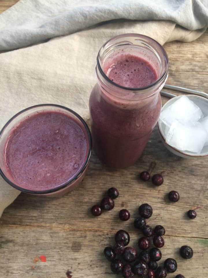 Blåbær lakrids smoothie